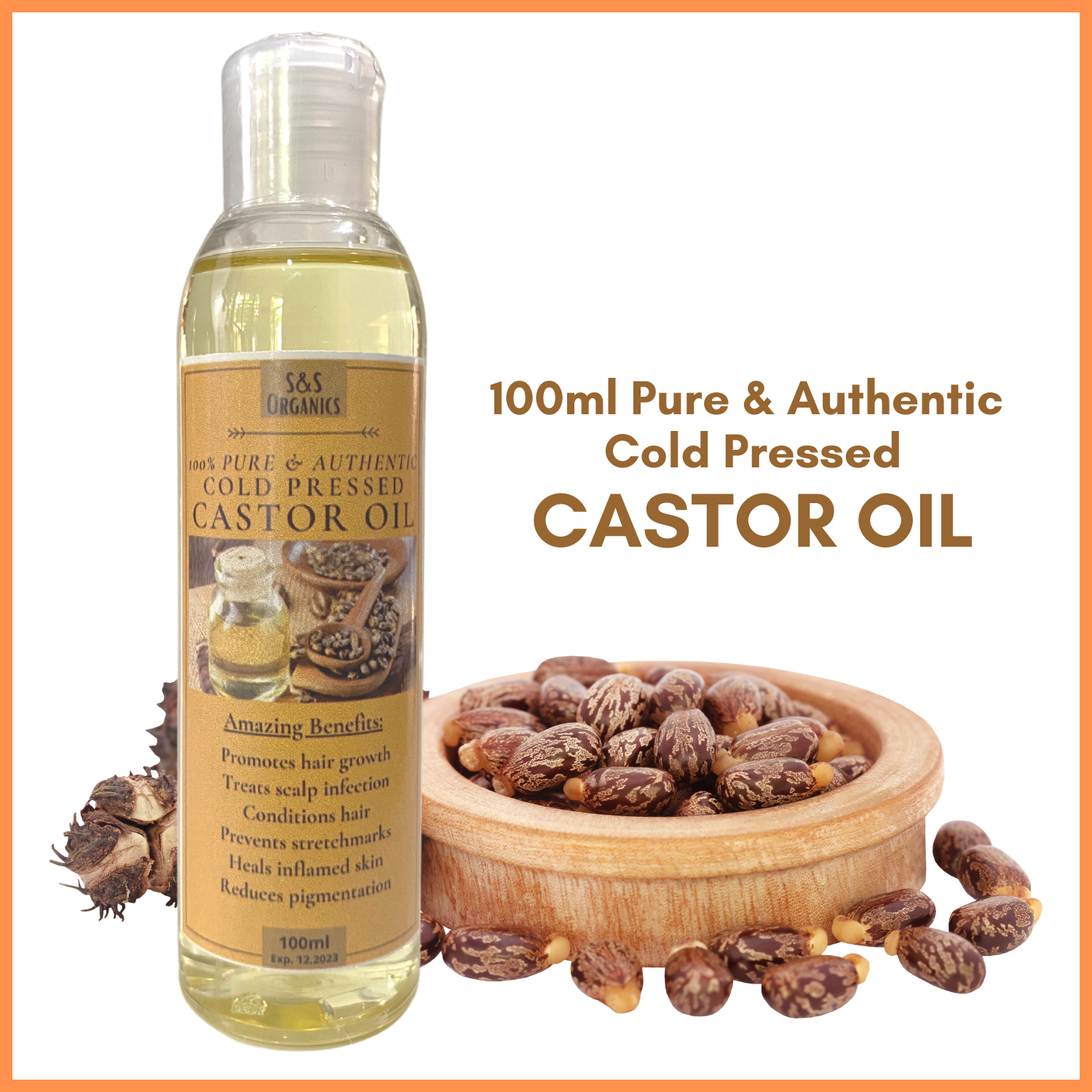 Pure & Cold Pressed Castor Oil Natural Hair Grower | Lazada PH