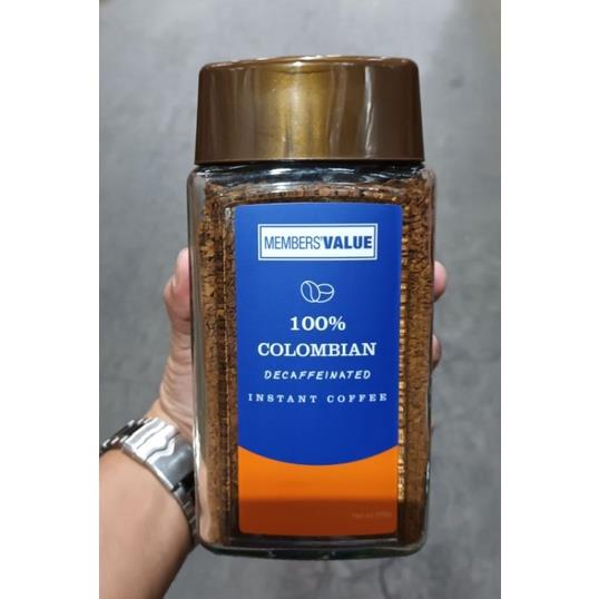 Lucie Member's Value 100 Colombian Decaffeinated Instant Coffee 200g Lazada PH