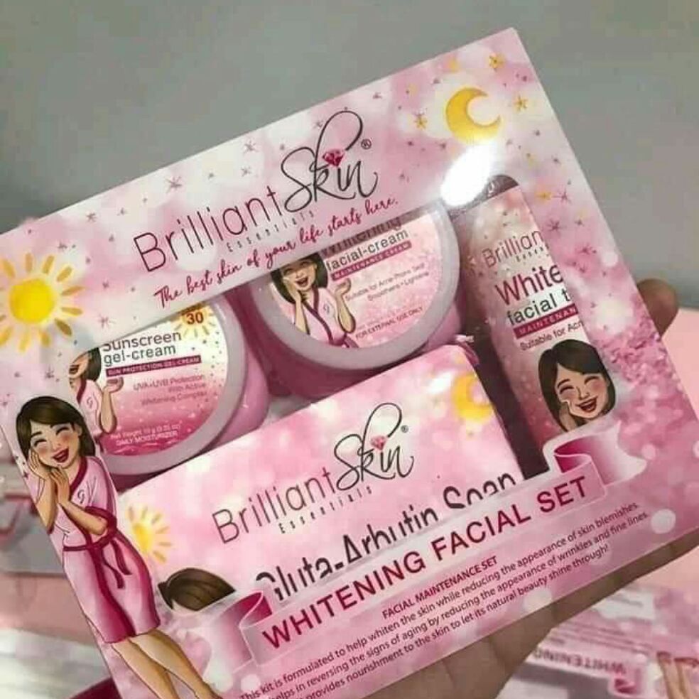 Bestseller 100 Original Brilliant Skin Whitening Facial Set Beaware Of Fake Lazada Ph