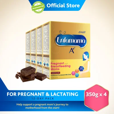 Enfamama A+ Chocolate 1.4kg (350g x 4) Nutritional Powdered Drink for Pregnant and Breastfeeding Women