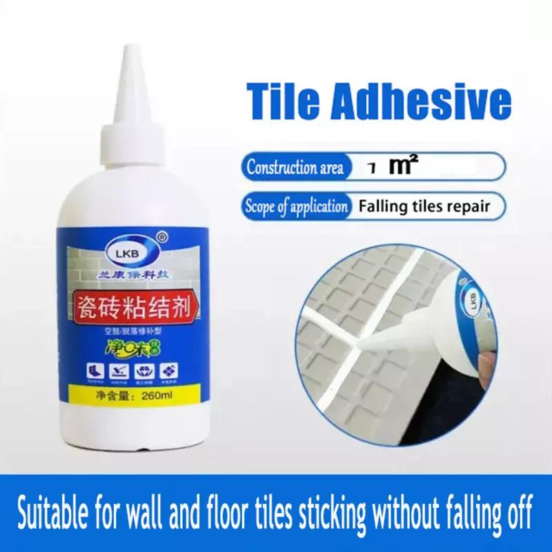 Multifunctional Easy Bonded Heavy Duty Tile Glue Tile Loose Repair Adhesive  Glue Kit Tools Practical Delicate 260ml Tile Glue - AliExpress