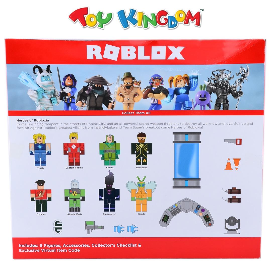 Roblox Heroes Of Robloxia Figure Set For Kids Lazada Ph - roblox blind series 6 orange box figure heroes of robloxia