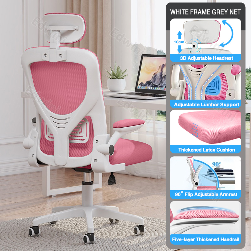 [fast delivery]Office Chair High Back Mesh Computer Chairs Home Gaming