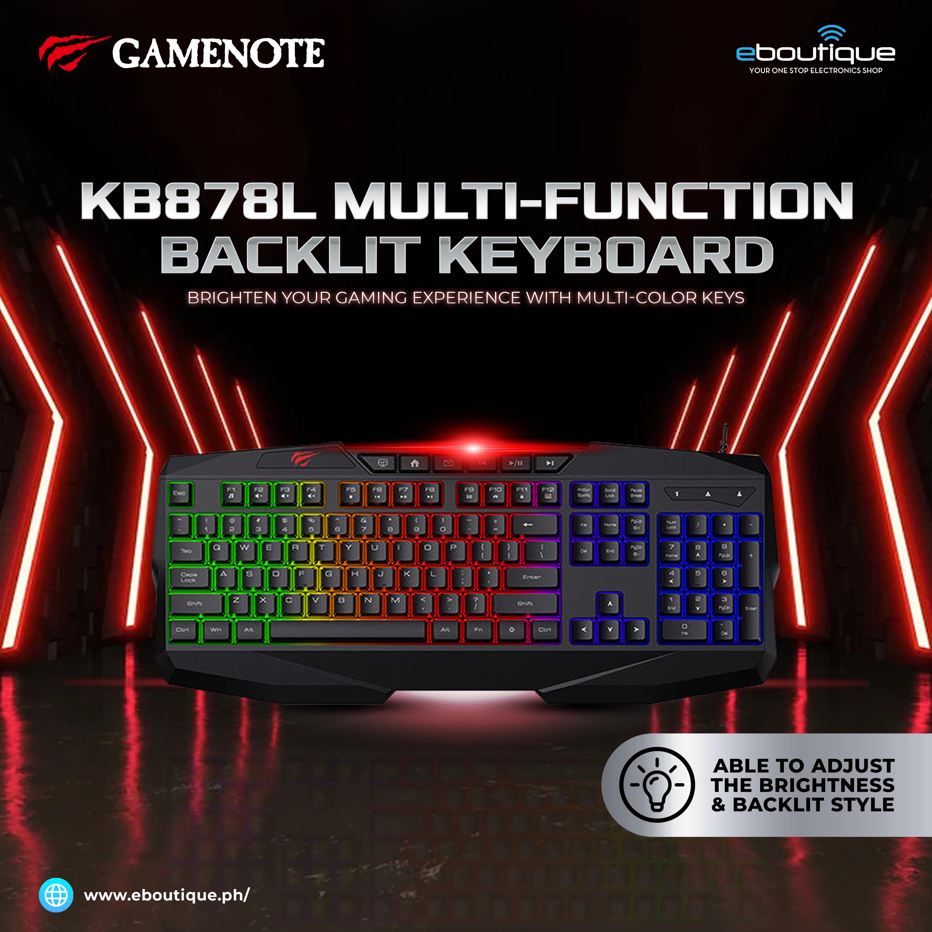HAVIT Gaming Keyboard (KB878L) Lazada PH