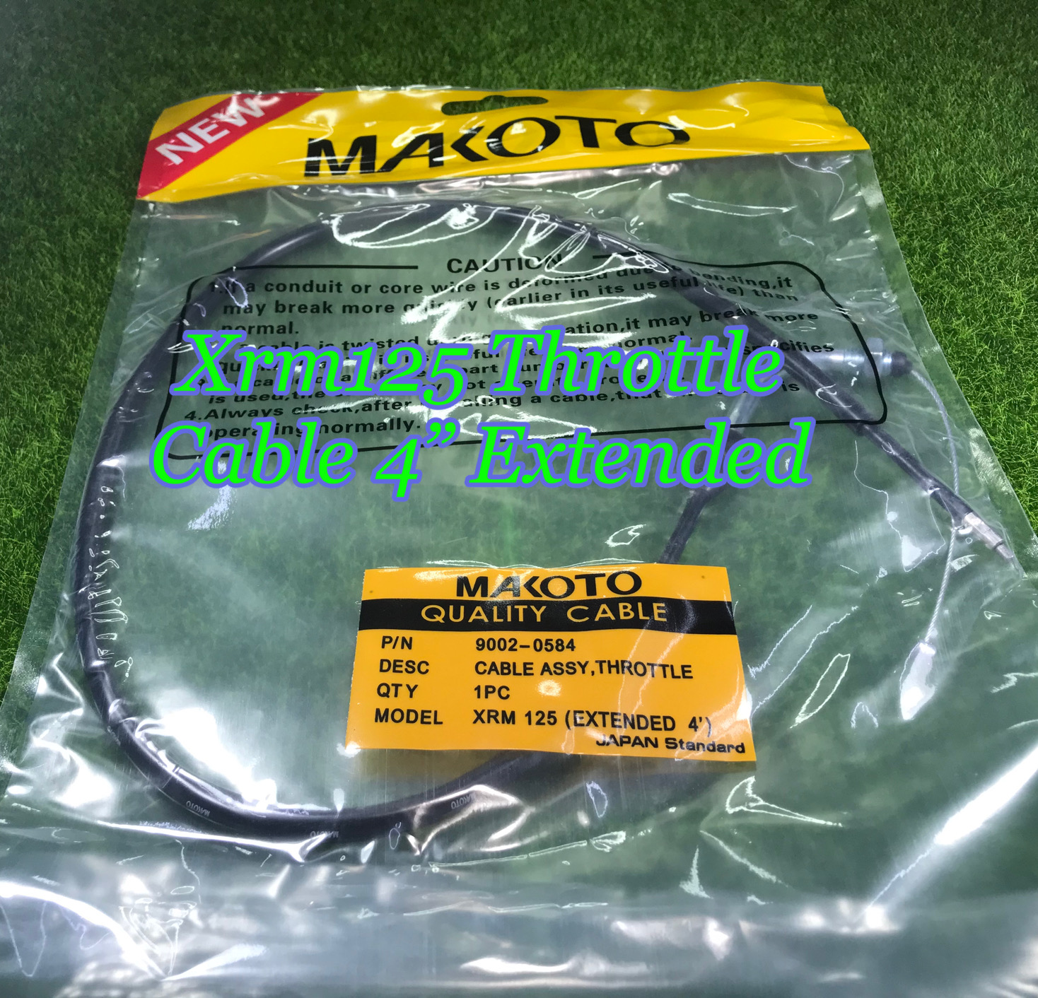 XRM125 4" Longer Throttle Cable "Makoto" ( XRM 125) Lazada PH
