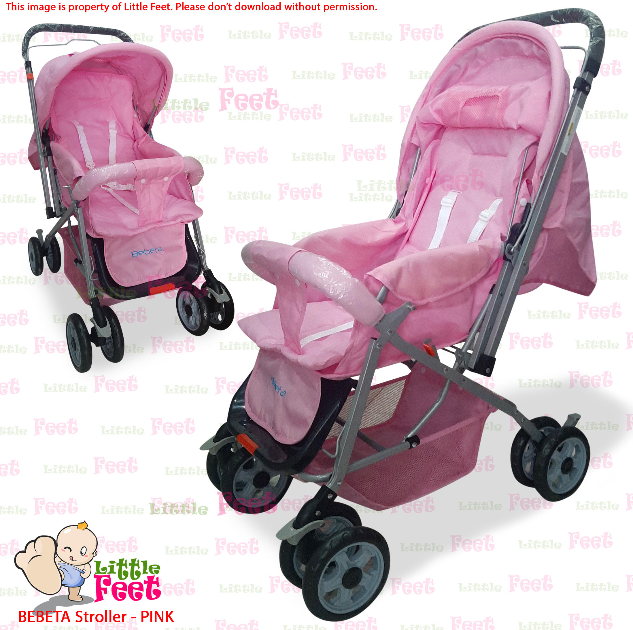 bebeta stroller pink