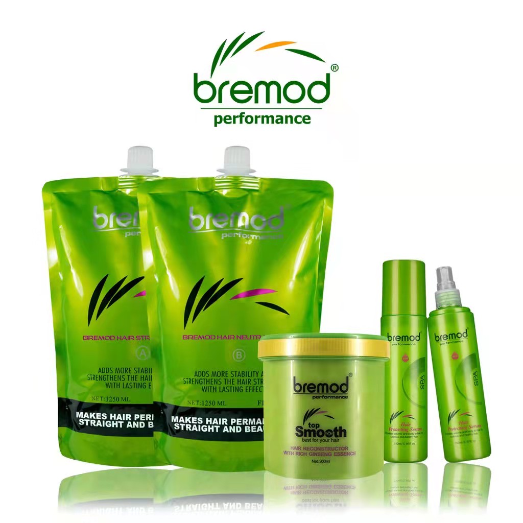 New Bremod Set Original 2in1 Rebonding, Hair Reconstructor With Ginseng