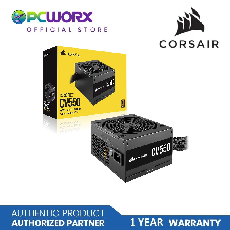 Corsair CV750 750Watts 80+ Bronze Certified PSU Power Supply Unit ...