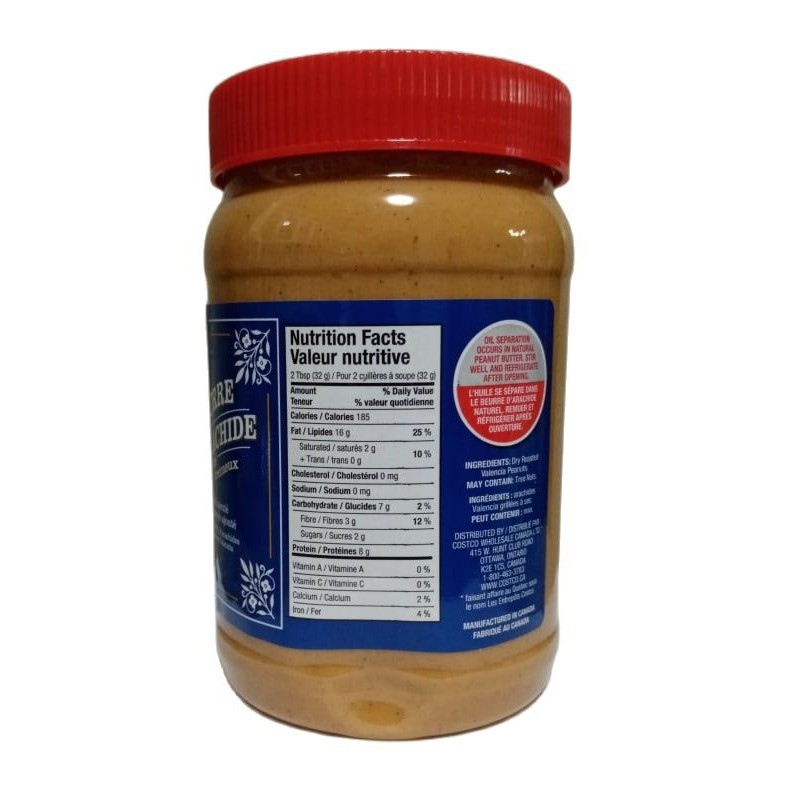 Kirkland Signature Natural Creamy Peanut Butter 1 Kg | Lazada PH