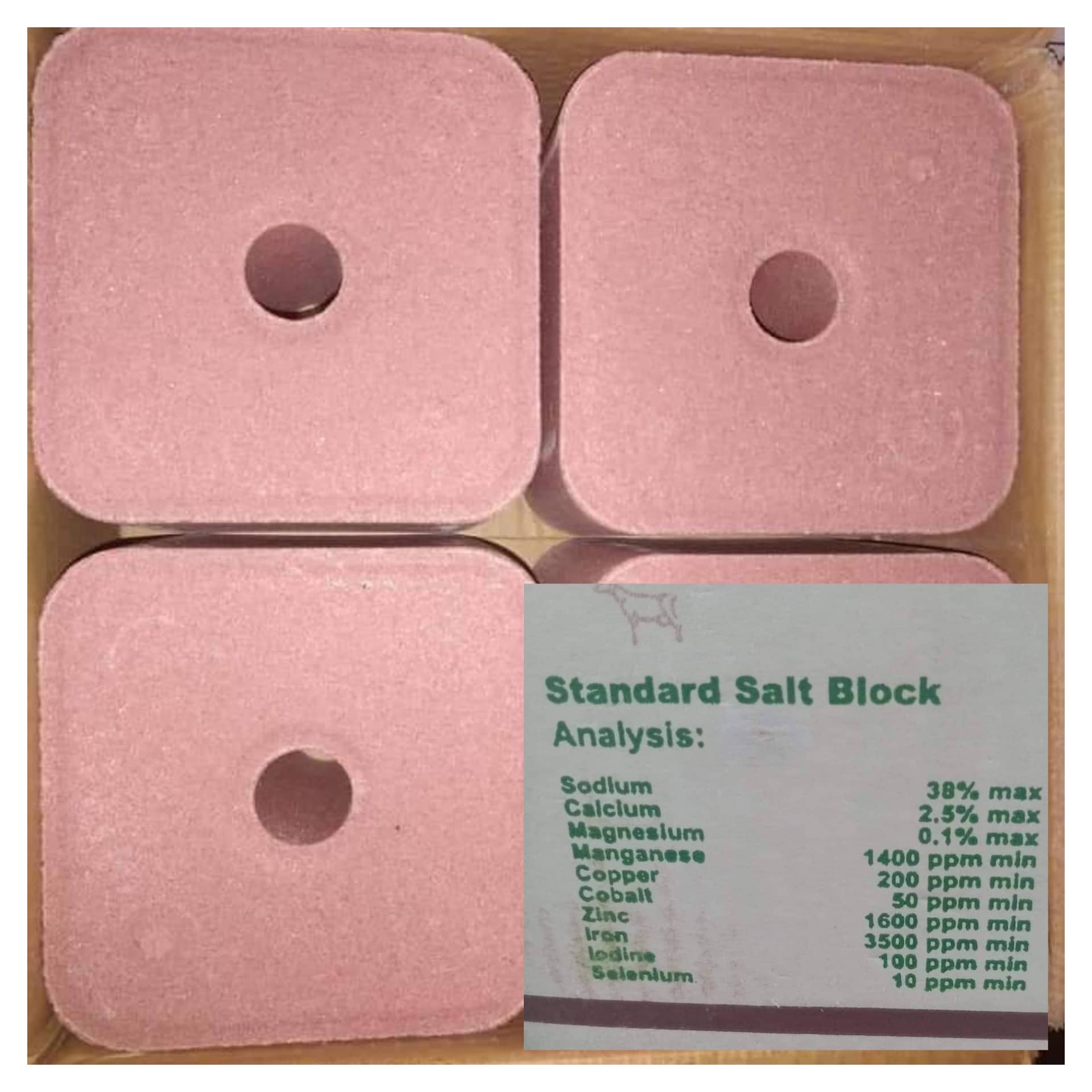 Mineral Salt Block for Goats/cattle and Ruminants4 pcs Red Lazada PH