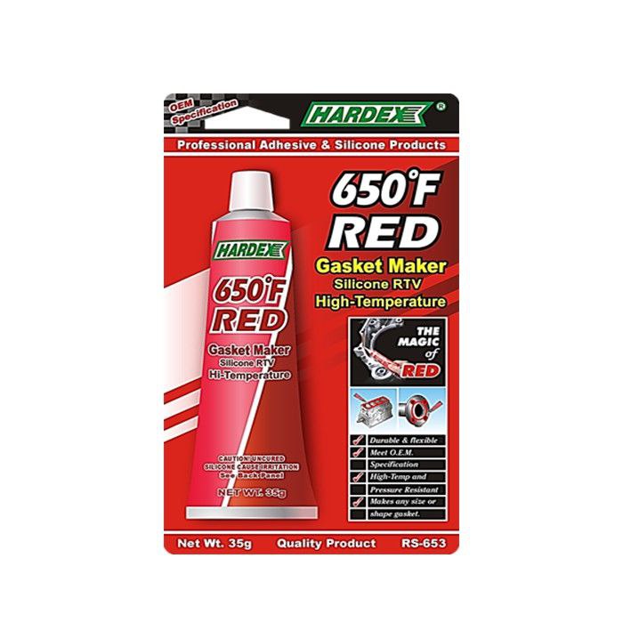 Hardex Red Hi-Temp RTV Silicone Gasket Maker 85.2g | Lazada PH