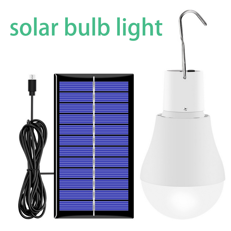 Solar LED Pendent Light Outdoor Spotlight IP65Waterproof Dual Head Hanging Lights Outdoor Indoor