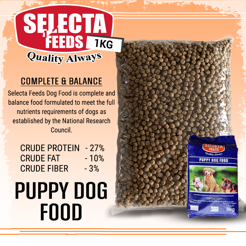 1kg Selecta Feeds Dog Dry Food Quality Always Extruded & Lite Puppy, Adult and Maintenance