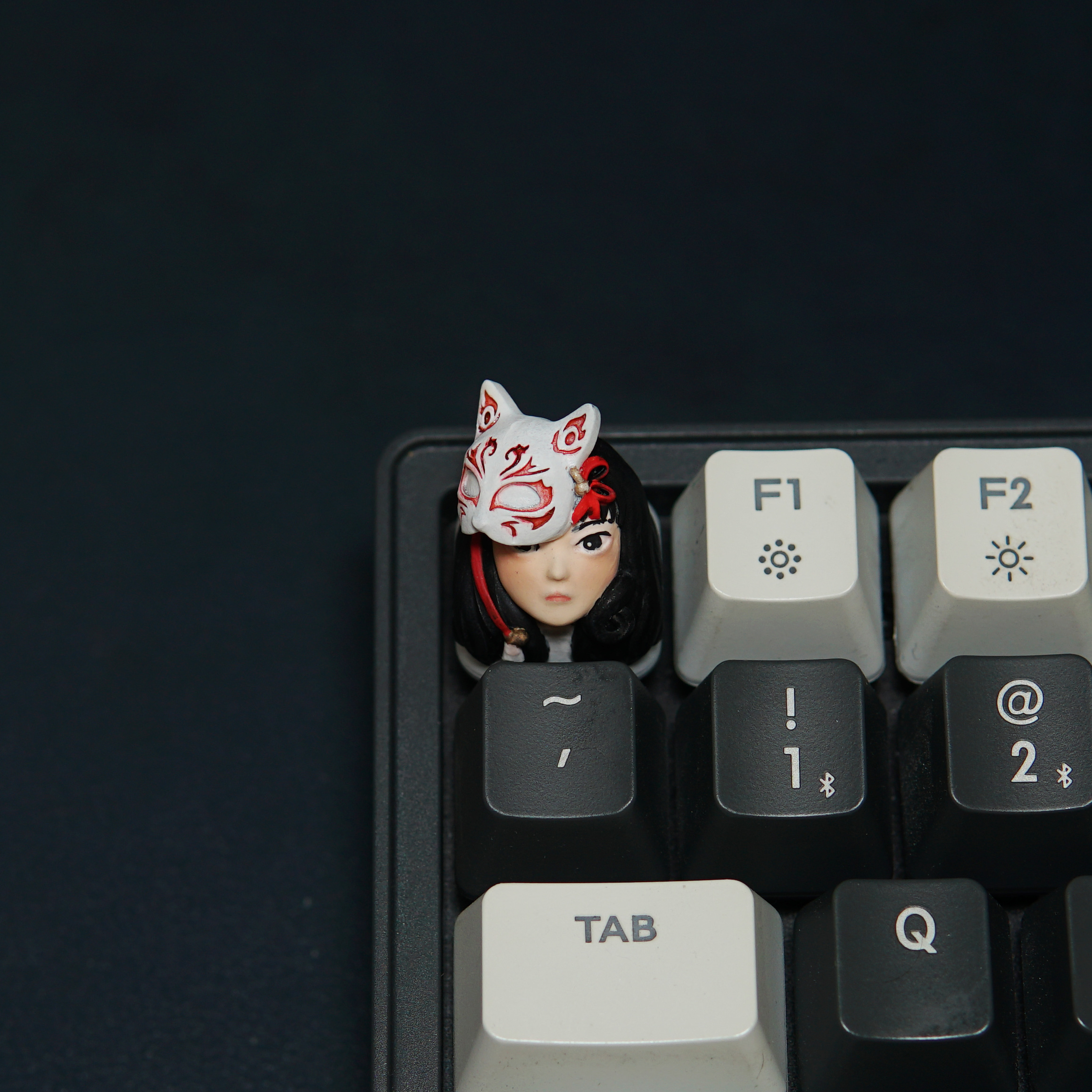 Kitsune Artisan keycaps customized mechanical keyboard 3d printed