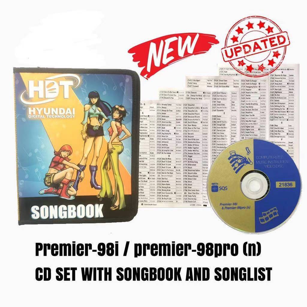 ♥Hyundai HDT Songbook with CD - Updated CD as of latest update (22458 ...