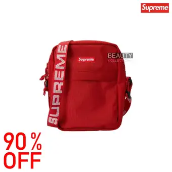 red supreme backpack ss18