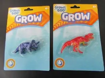 growing dinosaur toy