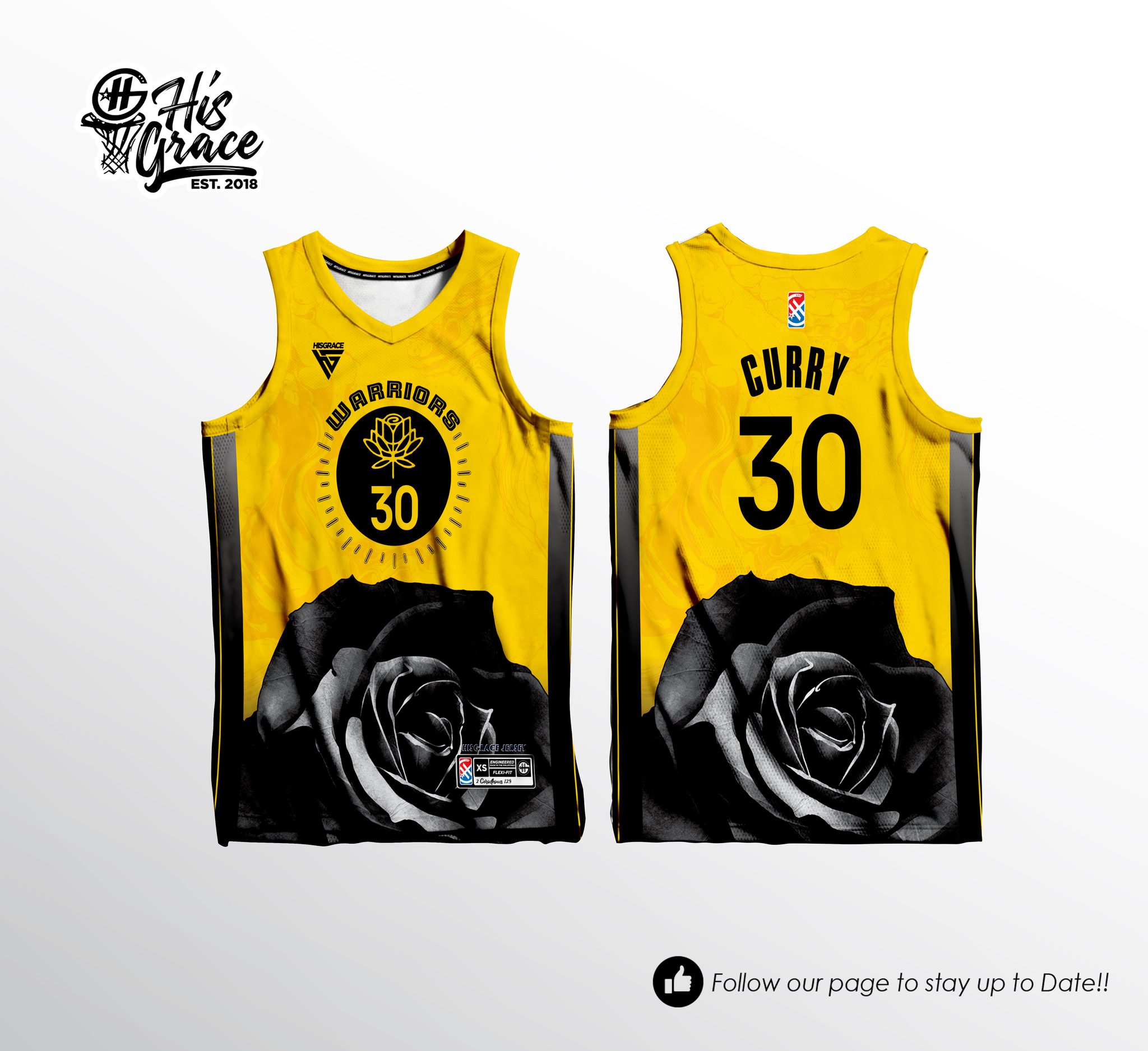 31 HG CONCEPT GSW YELLOW FULL SUBLIMATION JERSEY