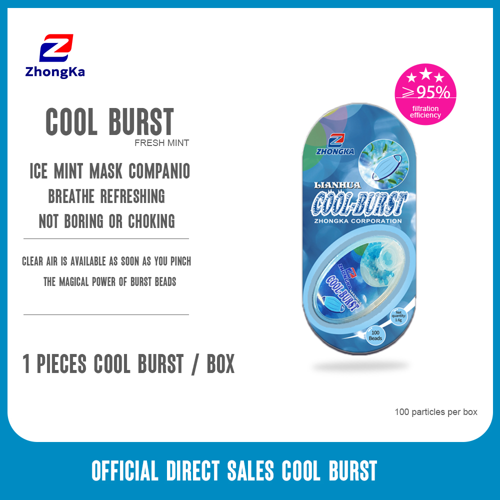 Zhongka Lian hua Cool-Burst Mask Freshener Coolant and Breath Freshener ...