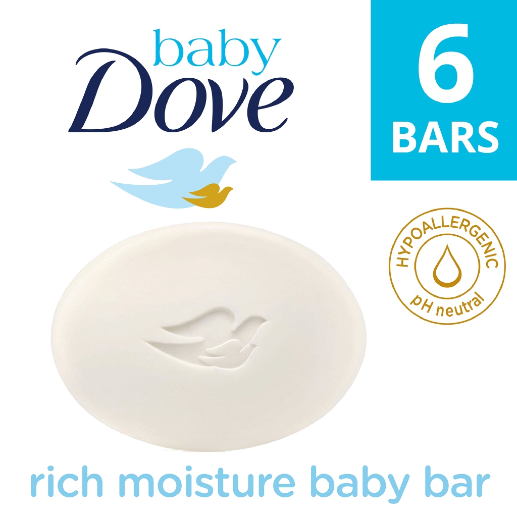 Baby Dove Bar Rich Bath Moisturizing Soap 75g 6x Lazada PH