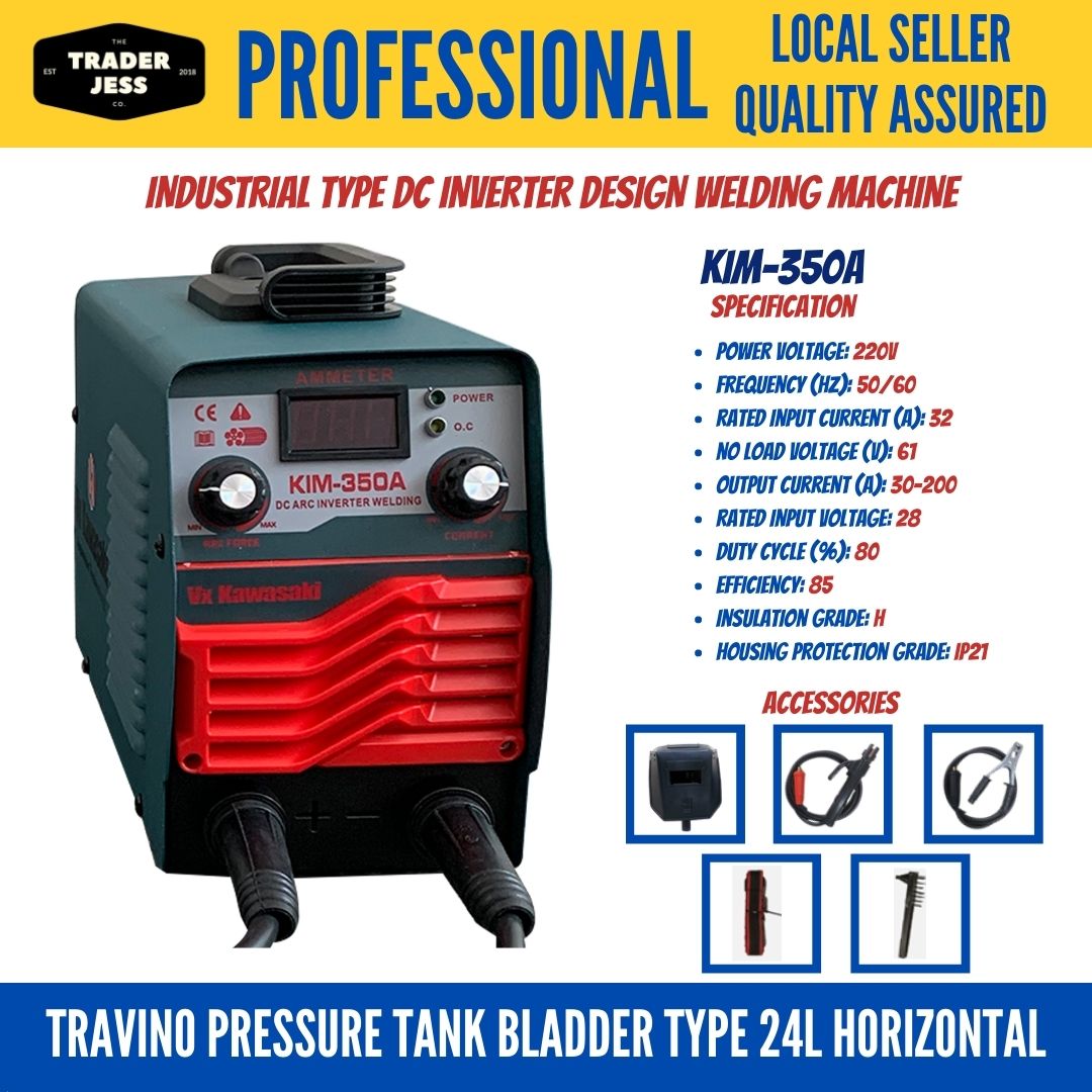 VX Kawasaki Inverter Welding Machine KIM350 350A with Accessories Lazada PH