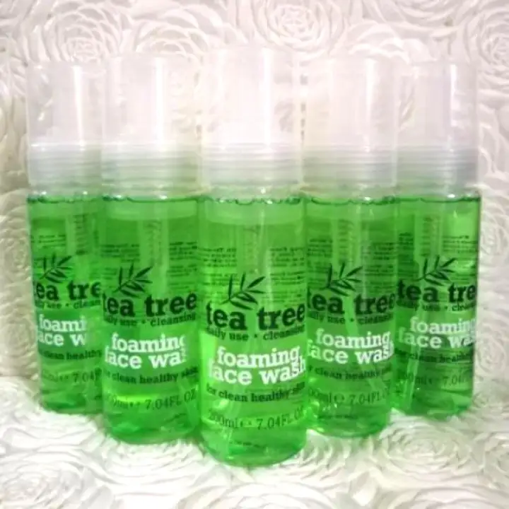 xpel tea tree foaming face wash review