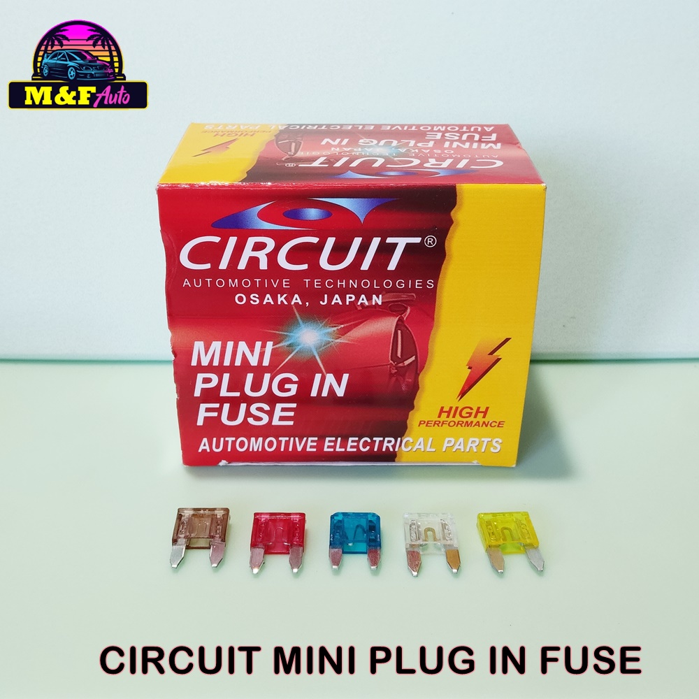 CIRCUIT MINI PLUG IN FUSE 7.5A, 10A, 15A, 20A, 25A Lazada PH