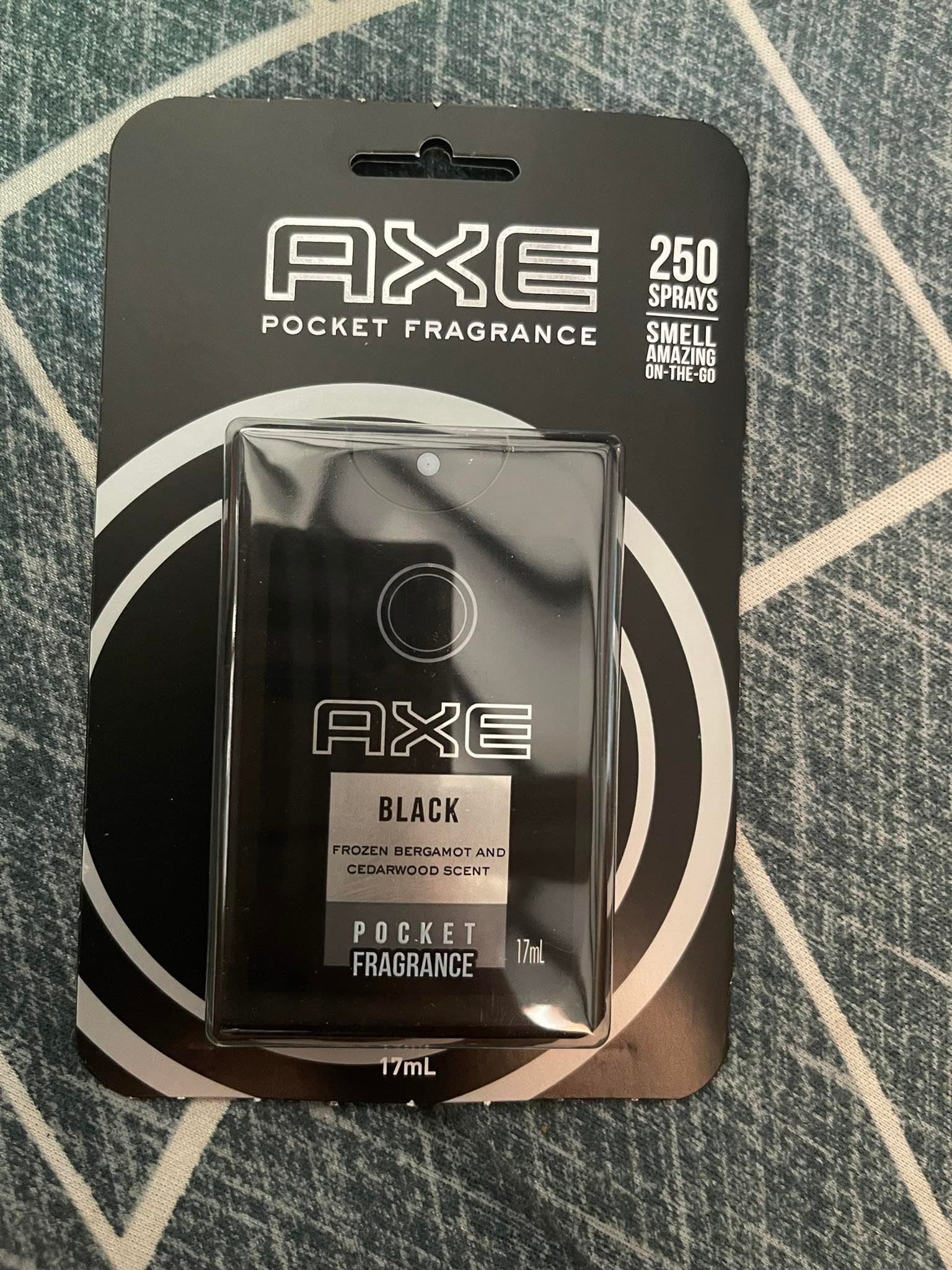 AXE Pocket Fragrance BLACK & DARK TEMPTATION 250 Sprays 17ml Lazada PH
