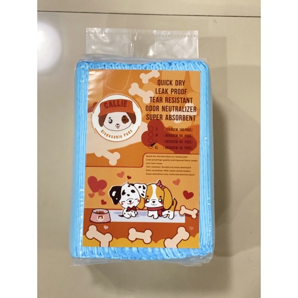 ♕Pet Pee Pads Dog Pet Training Pee Pads ( Per Pack Small, Medium, Large