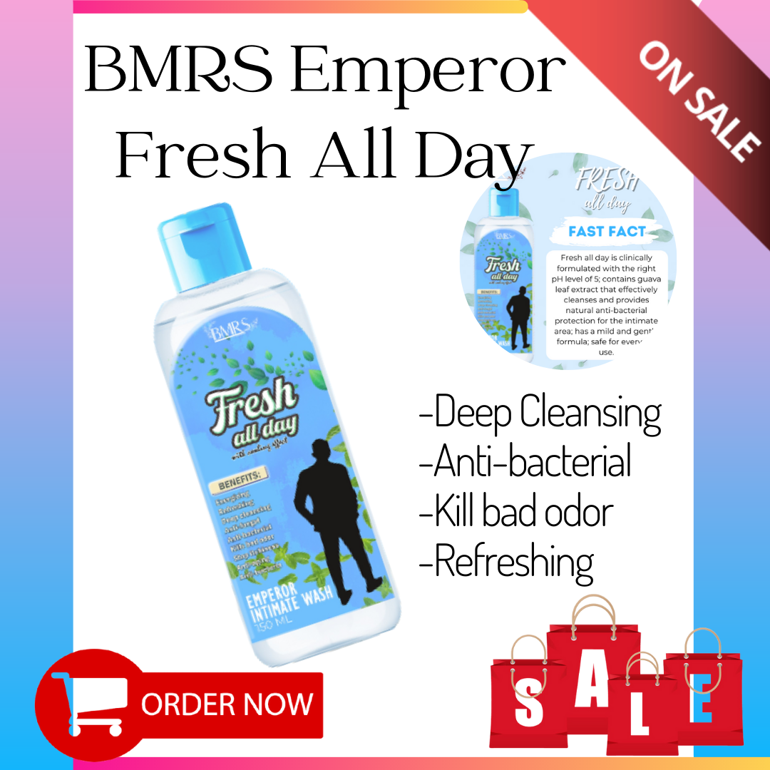 TOP SELLING BMRS FRESH ALL DAY EMPEROR INTIMATE WASH, MASCULINE WASH ...