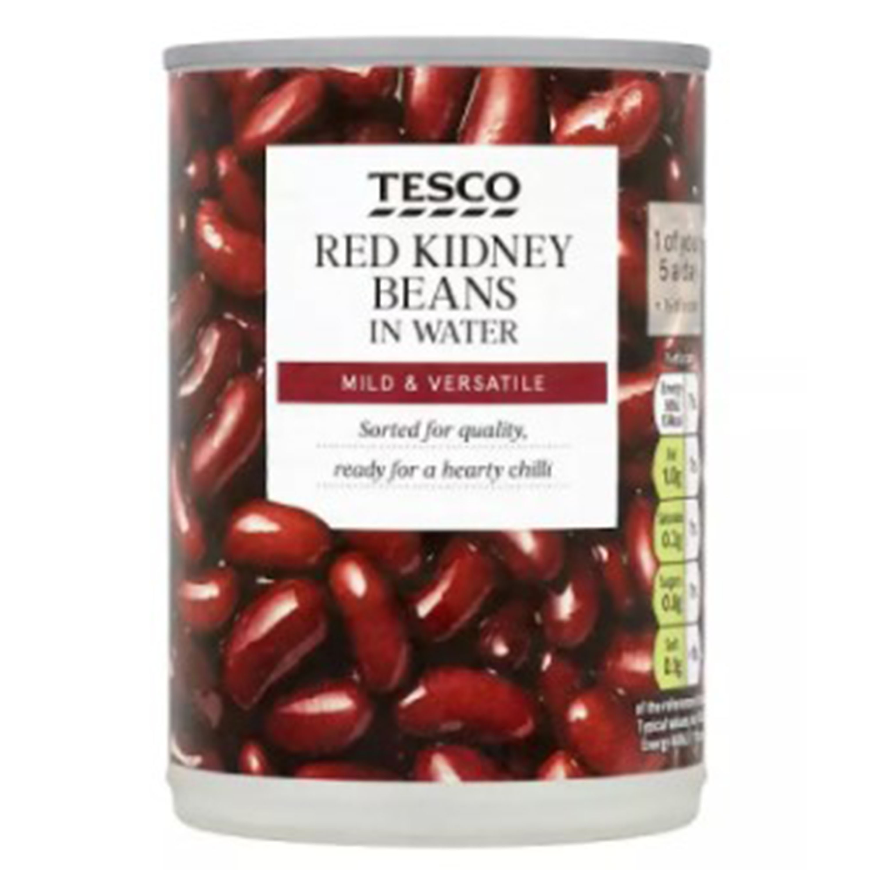 Tesco Red Kidney Beans in Water Mild & Versatile 400g Lazada PH