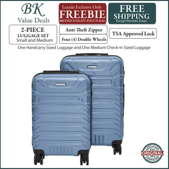 blue luggage set