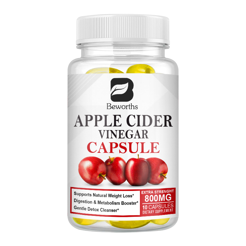 BEWORTHS Apple Cider Vinegar Capsules 800mg with Mother Supports ...