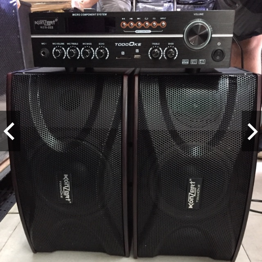 konzert speaker with amplifier