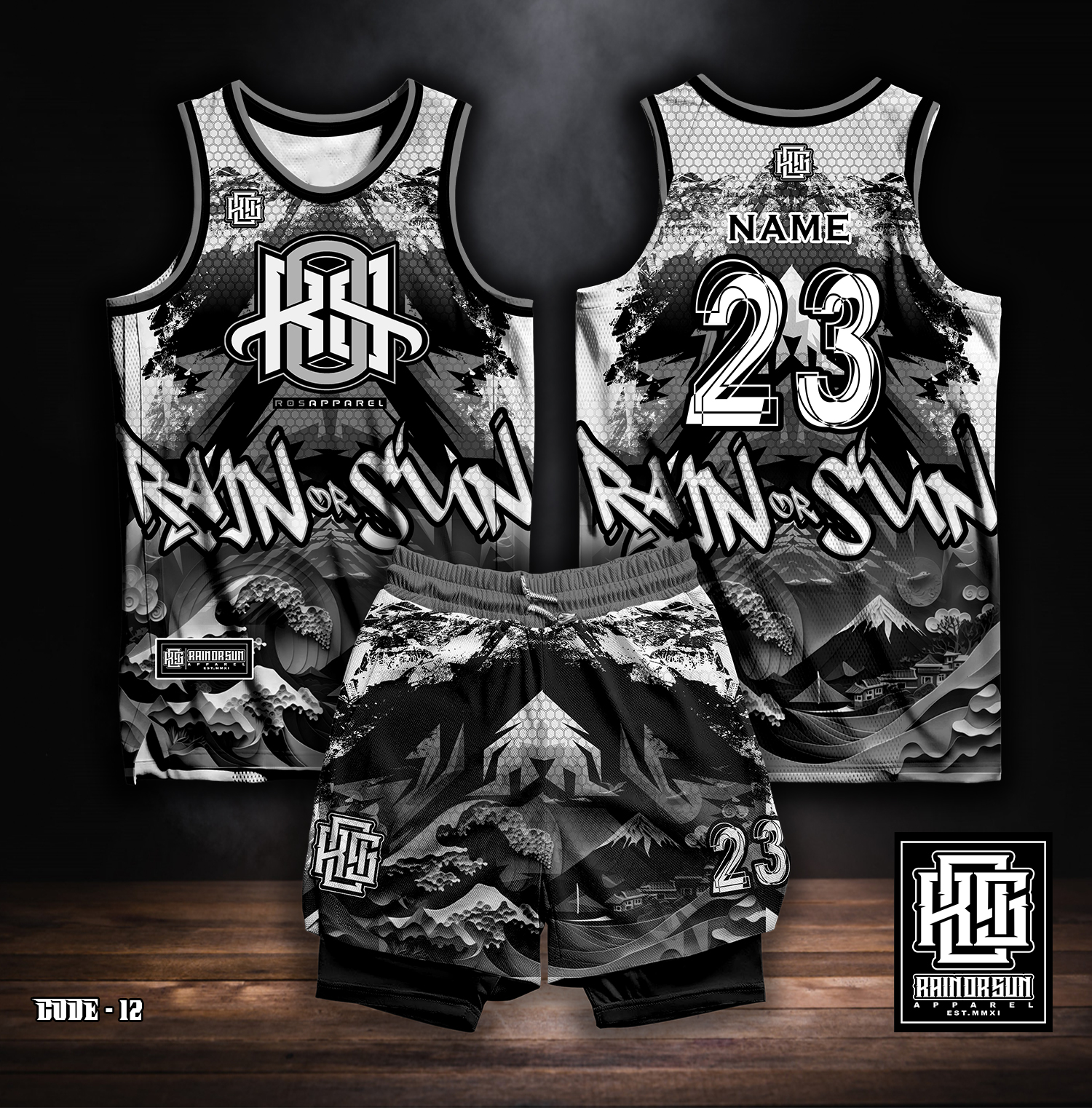 ROS 35 BASKETBALL JERSEY FULL SUBLIMATION HIGH QUALITY FABRICS
