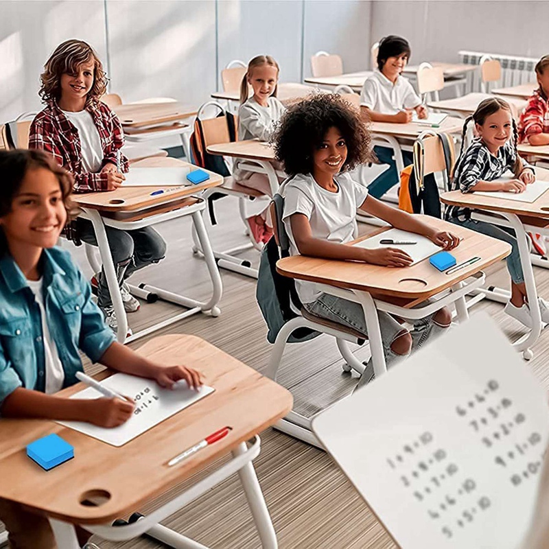 10PCS Dry Erase Whiteboard Classroom Set 22.86 x 30.48 cm, Suitable for Students, Teachers and