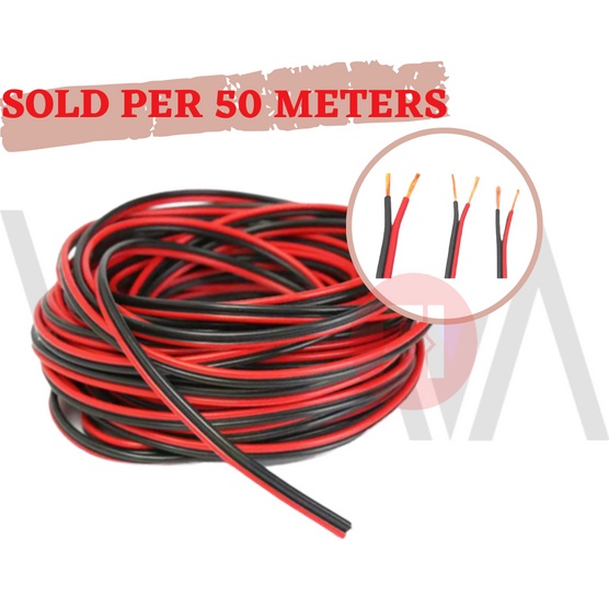 WIREMAX Speaker Wire Black and Red Gauge 16/2 (1.25mm), 18/2 (0.75mm), & 22/2 (0.30mm) High