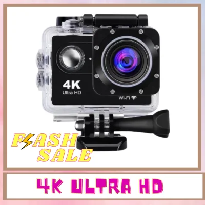 【24 HOUR SALE】 4K Sports Action Cam, With Waterproof Case Camera Under Water Waterproof Extreme Go Pro, 1080P Full HD Outdoor Sport Action Mini Camera A9