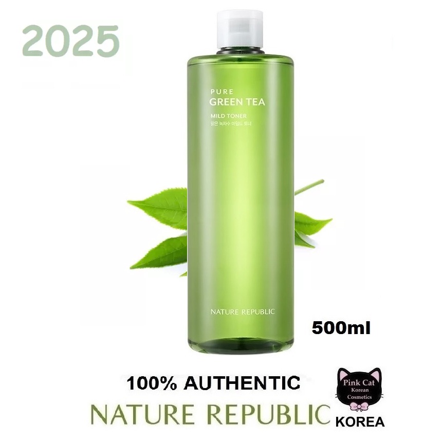 Korean Cosmetics NATURE REPUBLIC Pure Green Tea Mild Toner 500ml