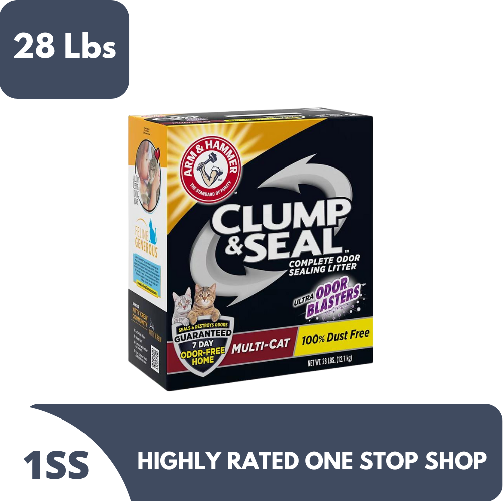 Arm & Hammer, Clump & Seal Multi Cat Litter 28 Lbs Lazada PH