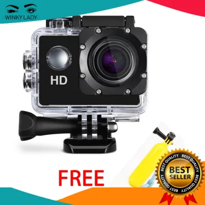 A7 Ultimate Sports Action Cam camera Under Water Waterproof Extreme (Black) w/ FREE Action Camera Floater