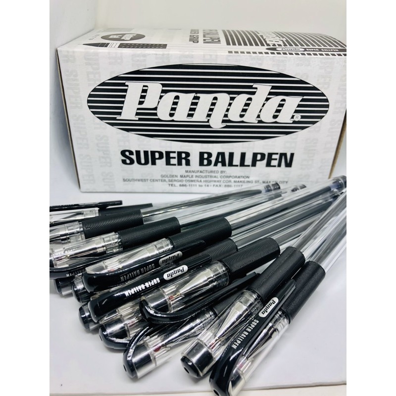 ☾ mfhptn panda super ballpen 50pcs