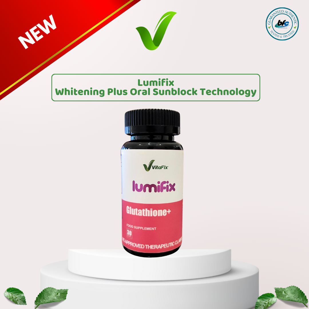 LumiFix For Skin Whitening Moisturizing with Oral Sunblock Technology Alpha Lipoic Acid Capsules Polypodium Leucotomos Supplement - Lazada