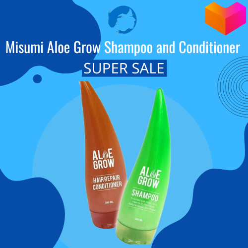 Original and Effective Aloe Grow Hair Growing Shampoo and Anti Dandruff