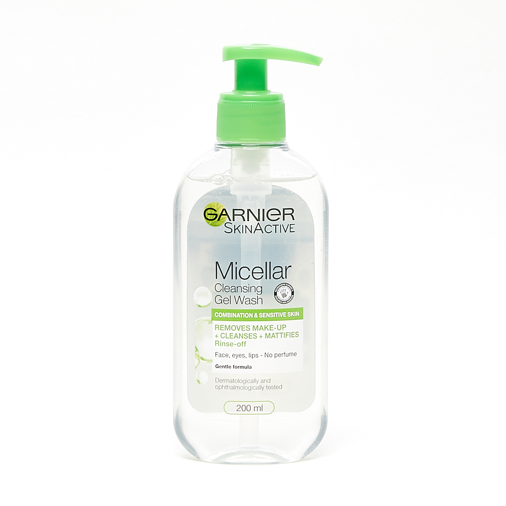 garnier micellar gel wash