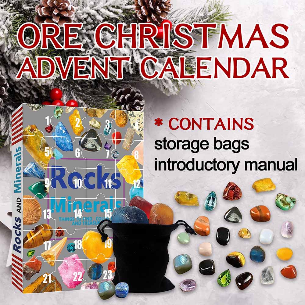 Crystal Advent Calendar Christmas 24 Days Countdown Calendar