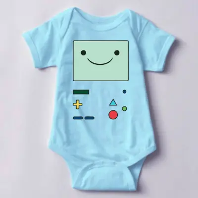 Baby Character Onesies with FREE Name Back Print - Adventure Time Beemo