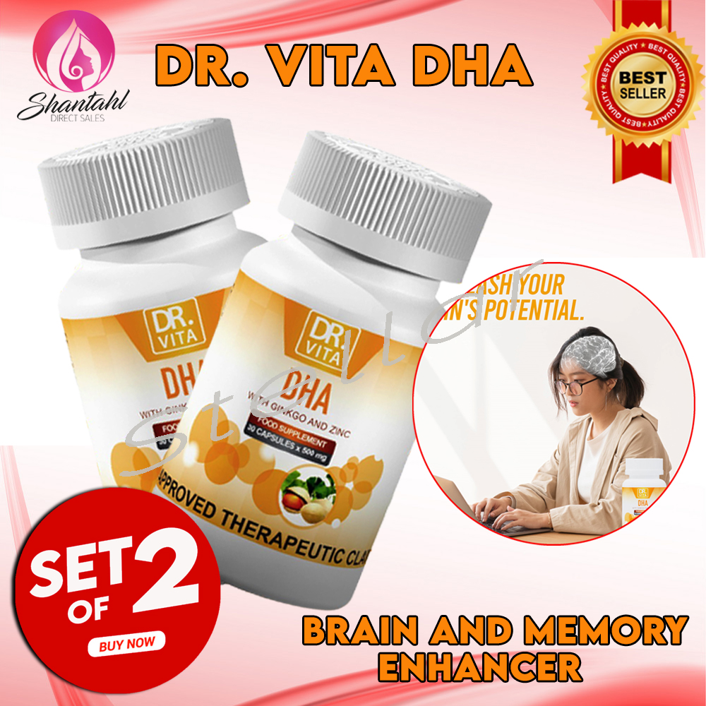 SET OF 2! Dr. Vita DHA with Ginkgo and Zinc (Elderly), Dr. Vita DHA for