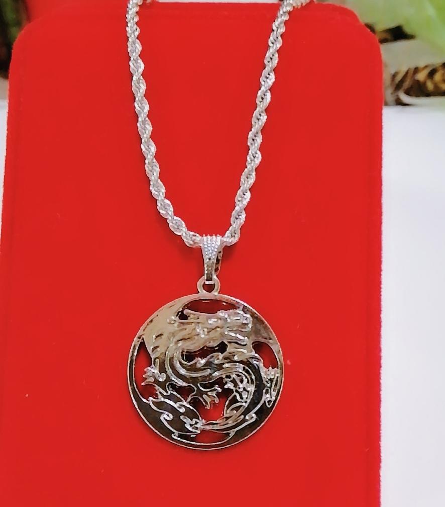 Stainless steel silver necklace Clearance