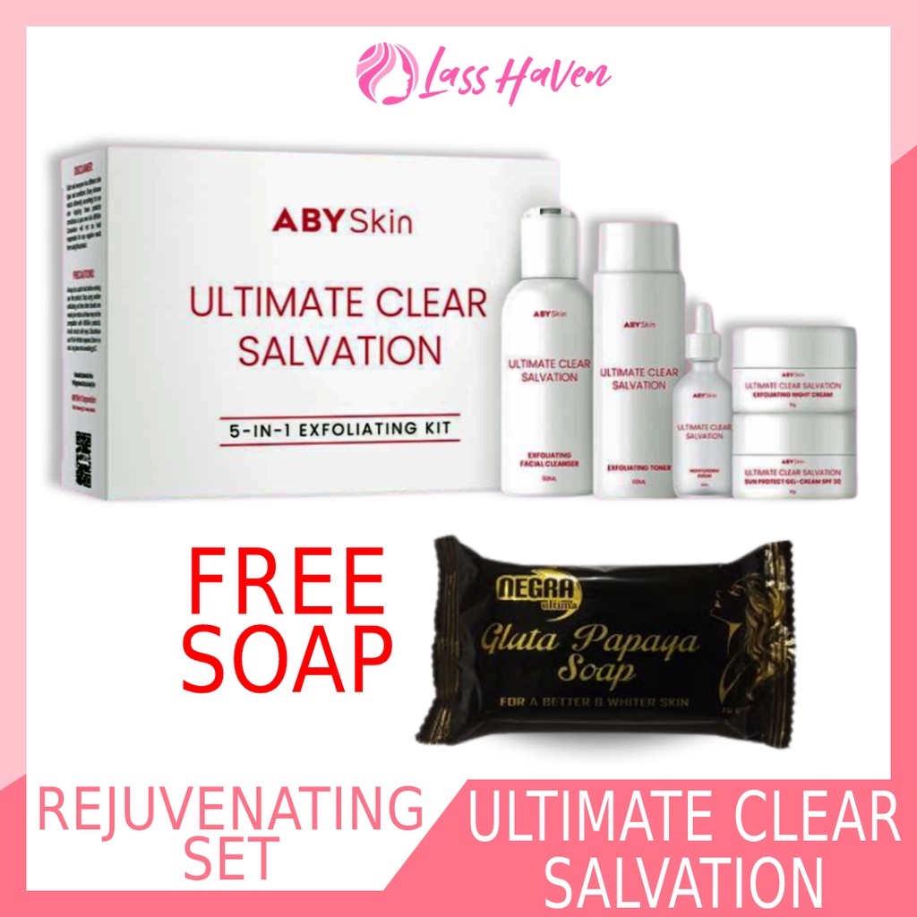Aby Skin Ultimate Clear Salvation 5 in 1 Exfoliating Kit Rejuvenating